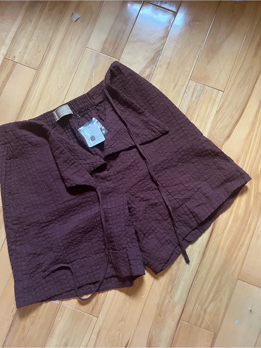 Burgandy FREE PEOPLE shorts